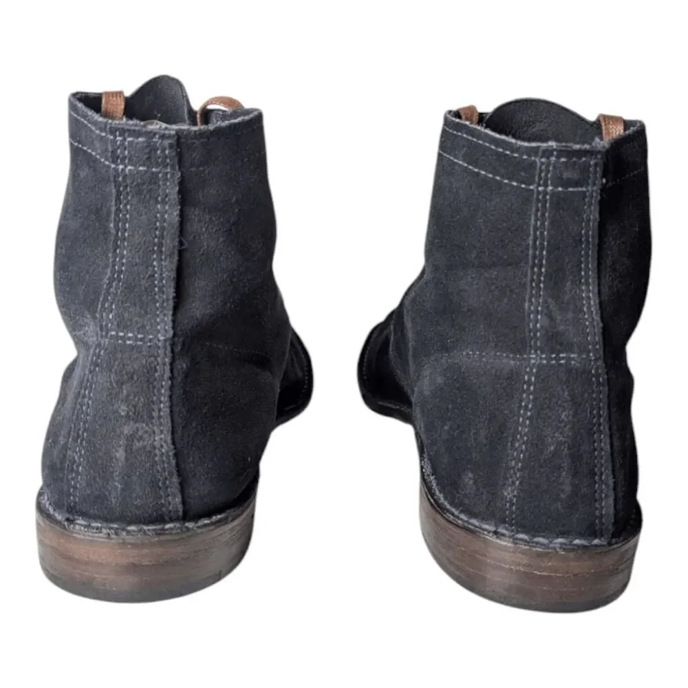 VINTAGE SHOE CO Jagger II Navy Blue Lace-Up Boot Size 11